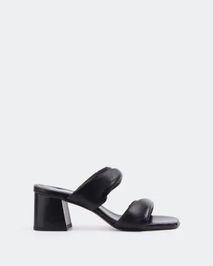 Busto en cuir noir