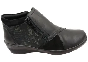 Bottes en cuir confortables pour femmes européennes Cabello Comfort CP462-18 Chaussures confortables Cabello Comfort