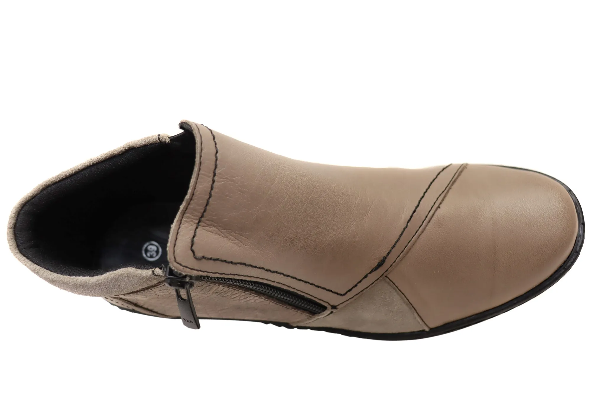 Bottes en cuir confortables pour femmes européennes Cabello Comfort CP462-18 Chaussures confortables Cabello Comfort
