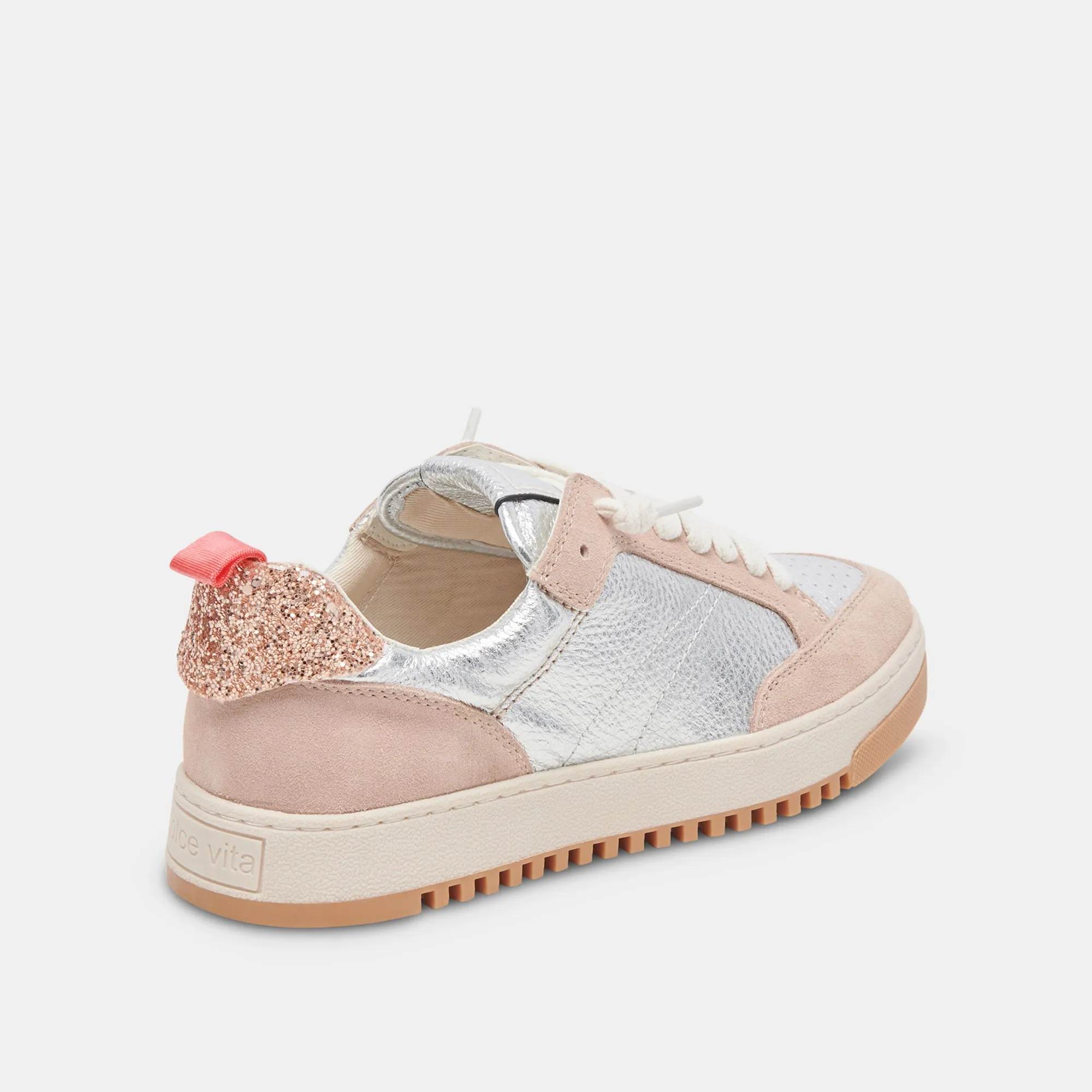 CALIL SNEAKERS BLUSH MULTI MÉTALLISÉ CUIR