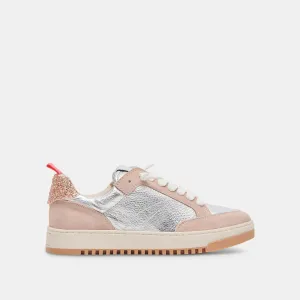 CALIL SNEAKERS BLUSH MULTI MÉTALLISÉ CUIR
