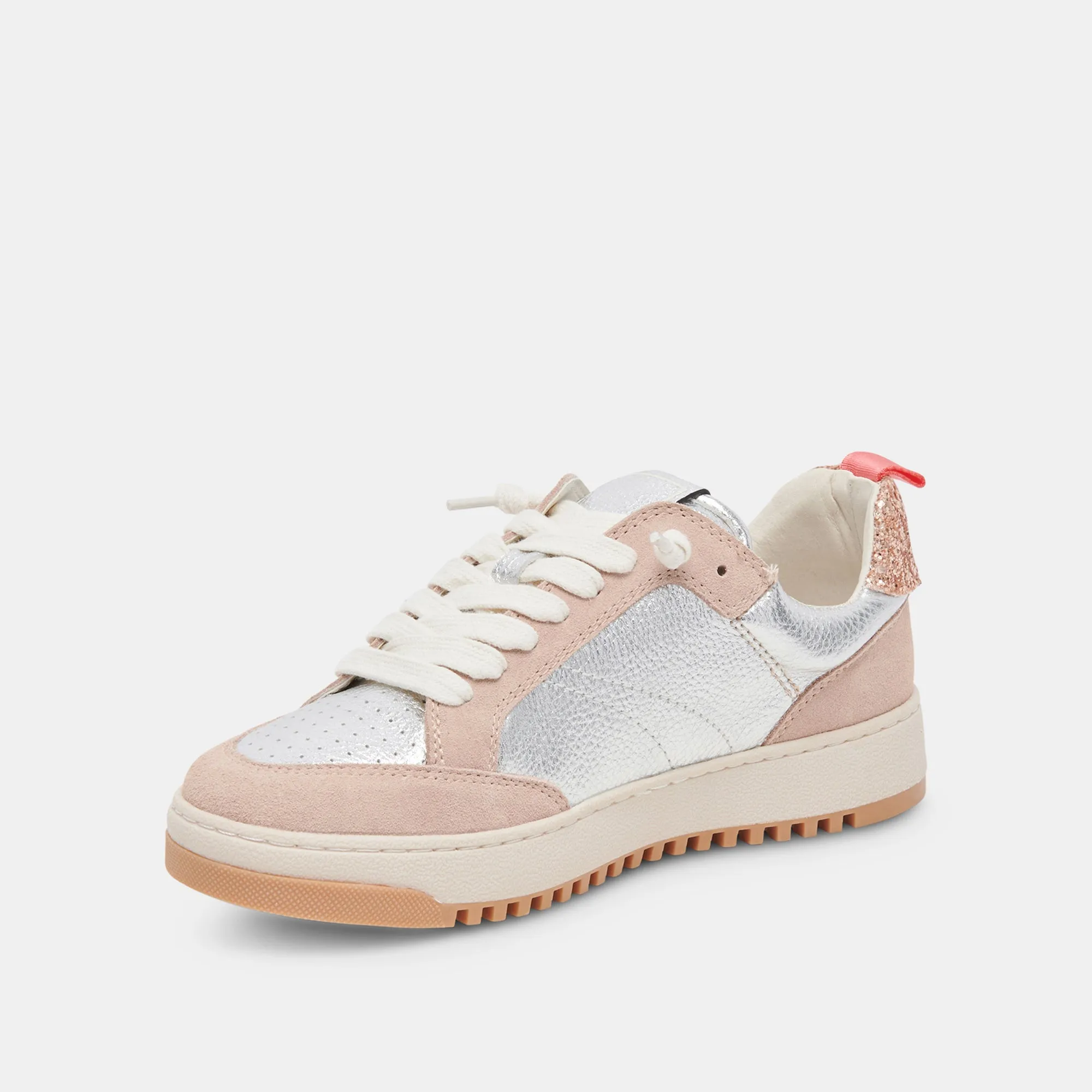 CALIL SNEAKERS BLUSH MULTI MÉTALLISÉ CUIR