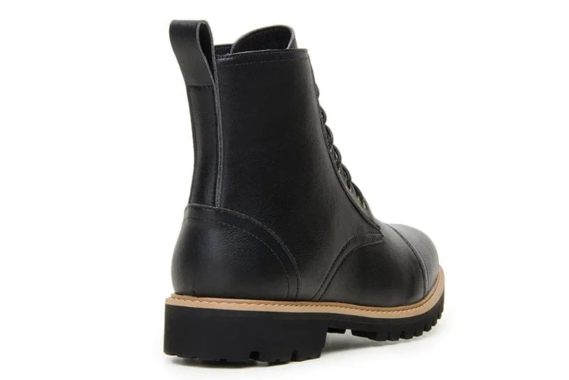 Bottes véganes standard à bout rond | Plusieurs couleurs