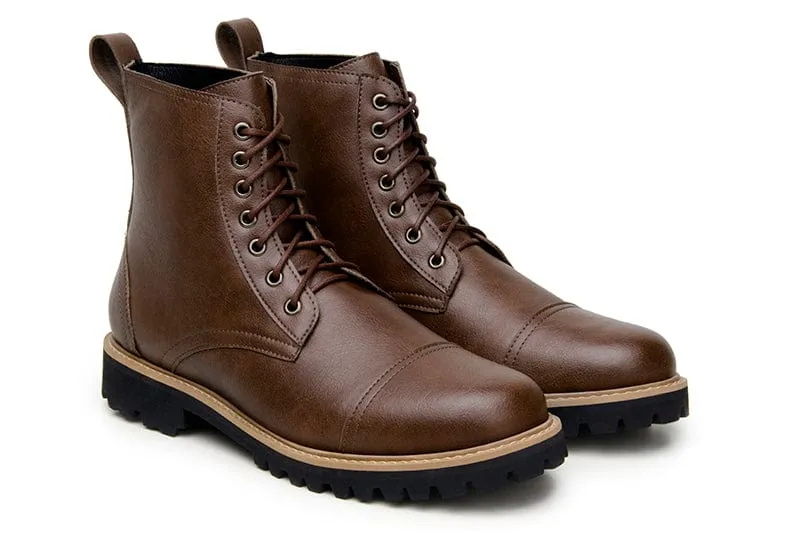 Bottes véganes standard à bout rond | Plusieurs couleurs