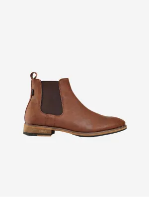 Bottes Chelsea en similicuir végan pour hommes Cardamom | Marron