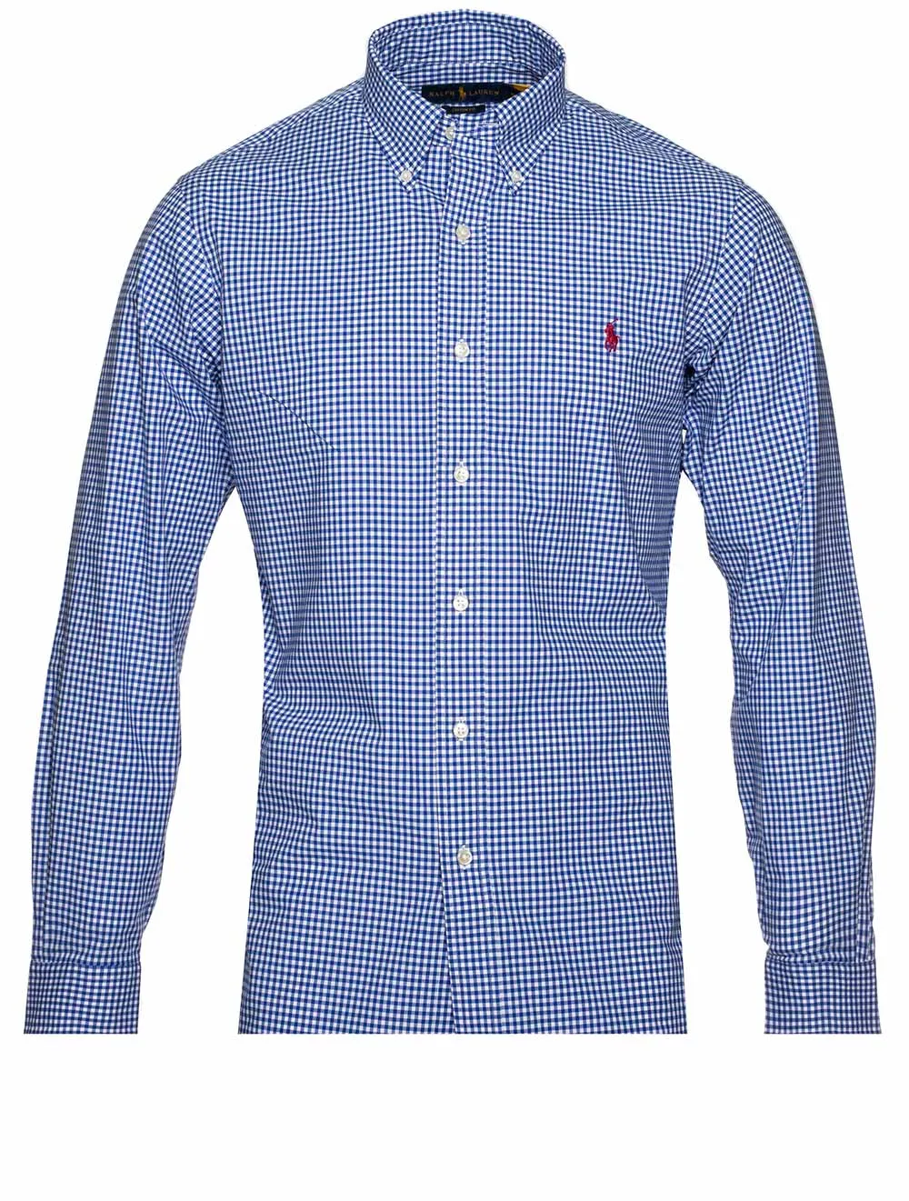 Chemise à carreaux bleue