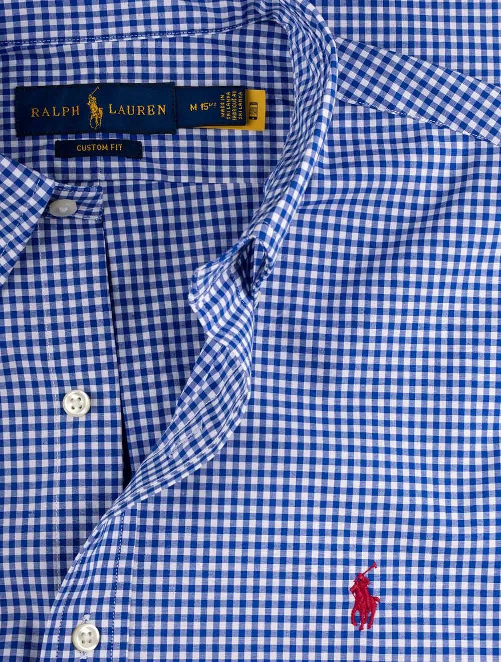 Chemise à carreaux bleue