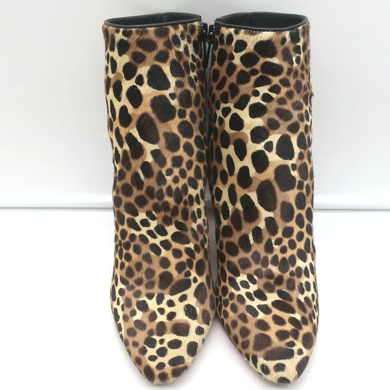 Christian Louboutin Bottines So Eleonor en Poil de Veau Imprimé Léopard Taille 36.5