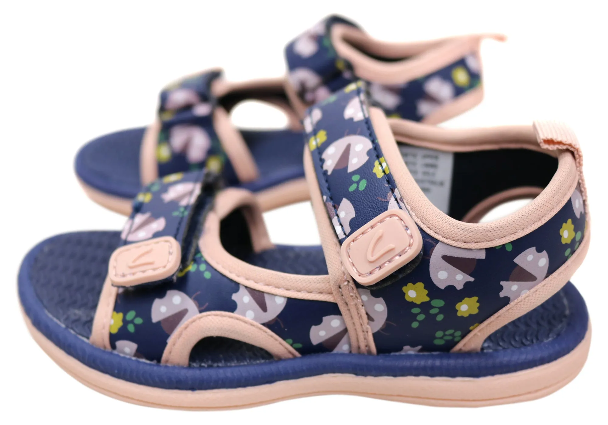 Clarks Florence Enfants Sandales Confortables et Réglables Chaussures Clarks