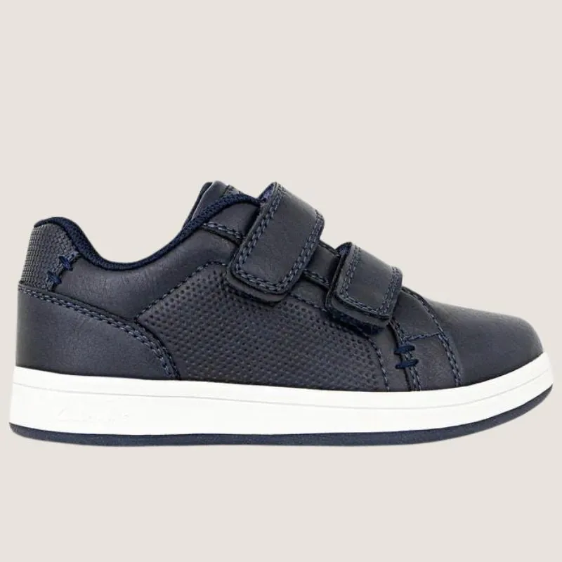 Clarks Kids Darius Junior Chaussures de Sport Ajustables_Clarks