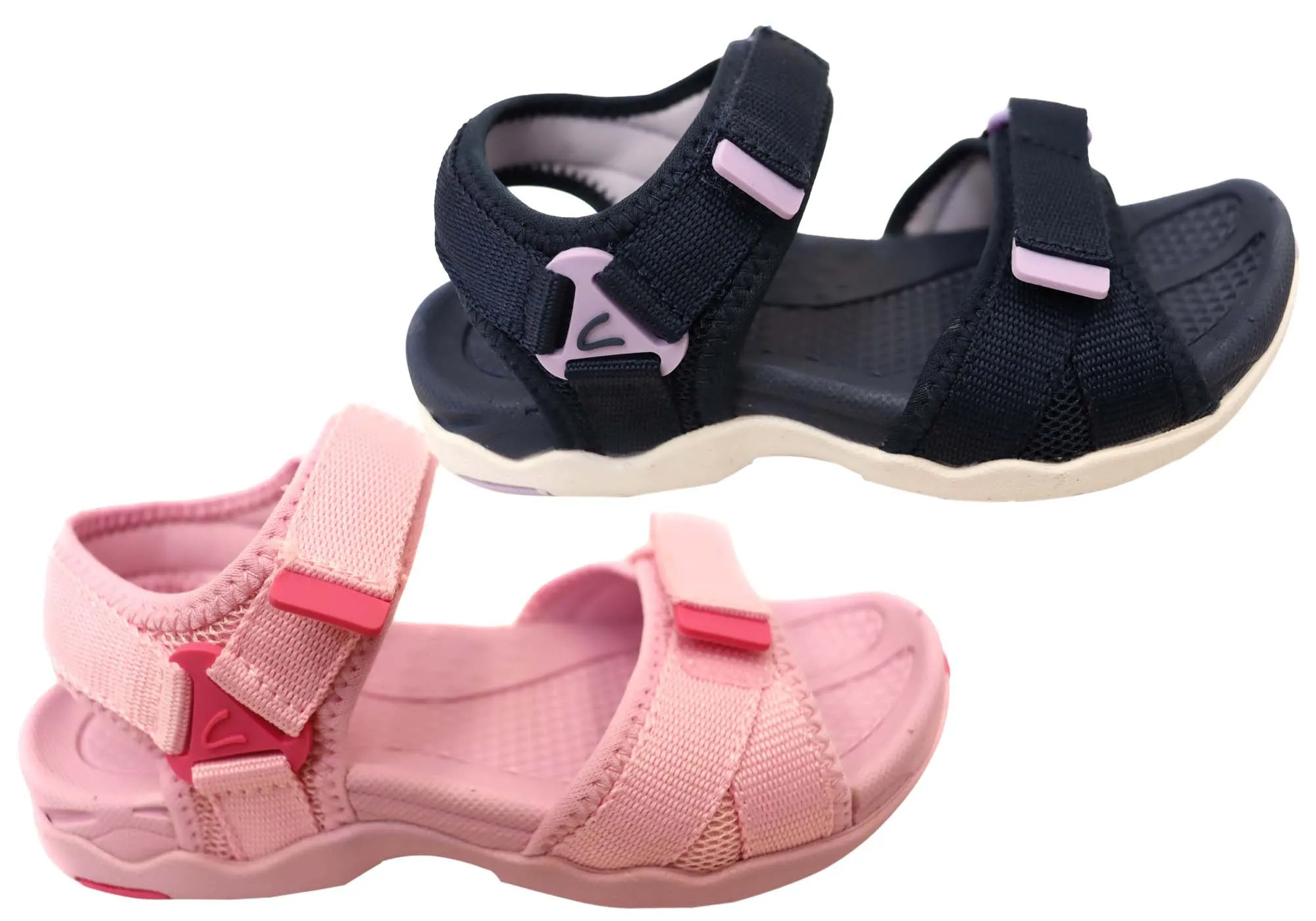 Clarks Thelma Sandales confortables et ajustables pour filles Chaussures Clarks