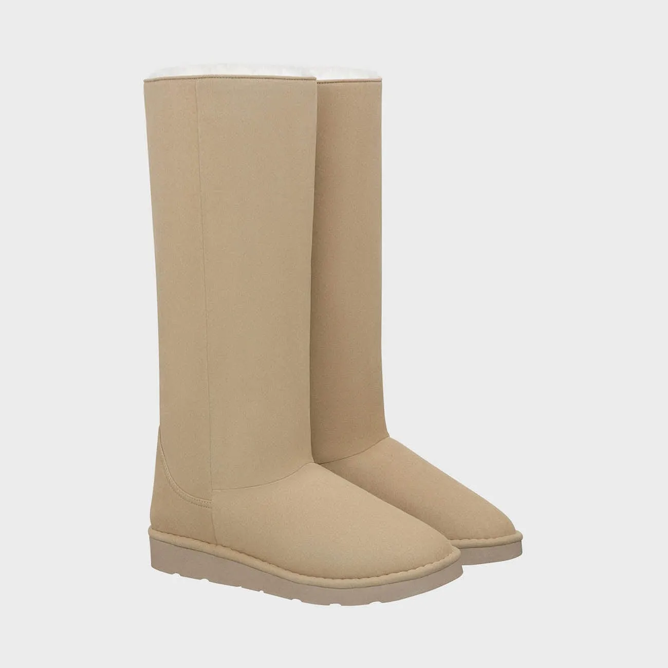 Bottes longues classiques unisexes en simili-fourrure végane | Plusieurs couleurs