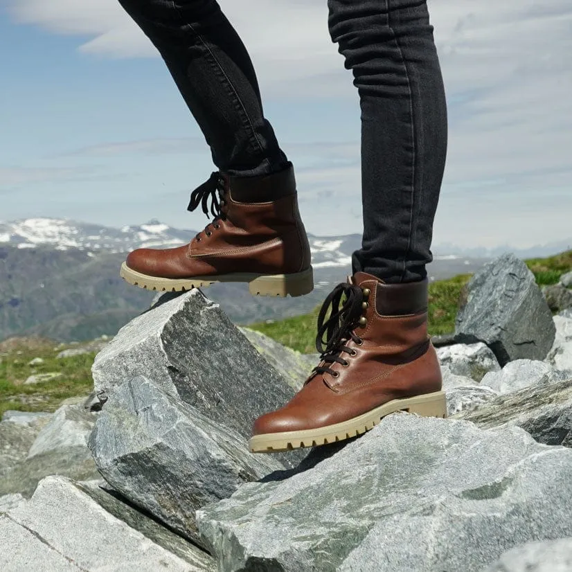 Bottes unisexes vegan en cuir nappa Claudia & Claudio | Noir