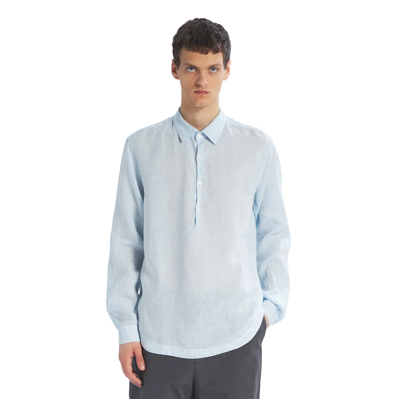 Chemise Barena Homme Pavan Telino - Cielo