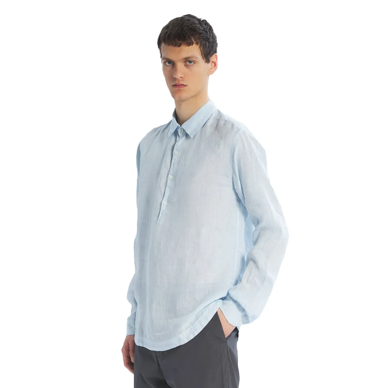 Chemise Barena Homme Pavan Telino - Cielo