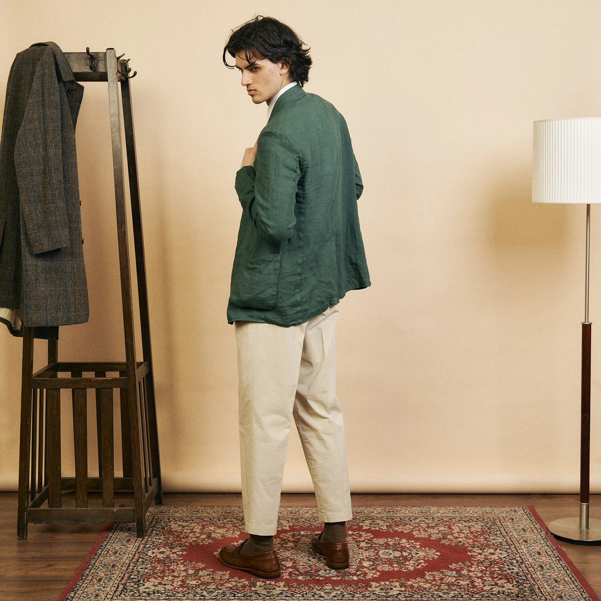 Veste Barena Homme Rizzo Telino - Alga