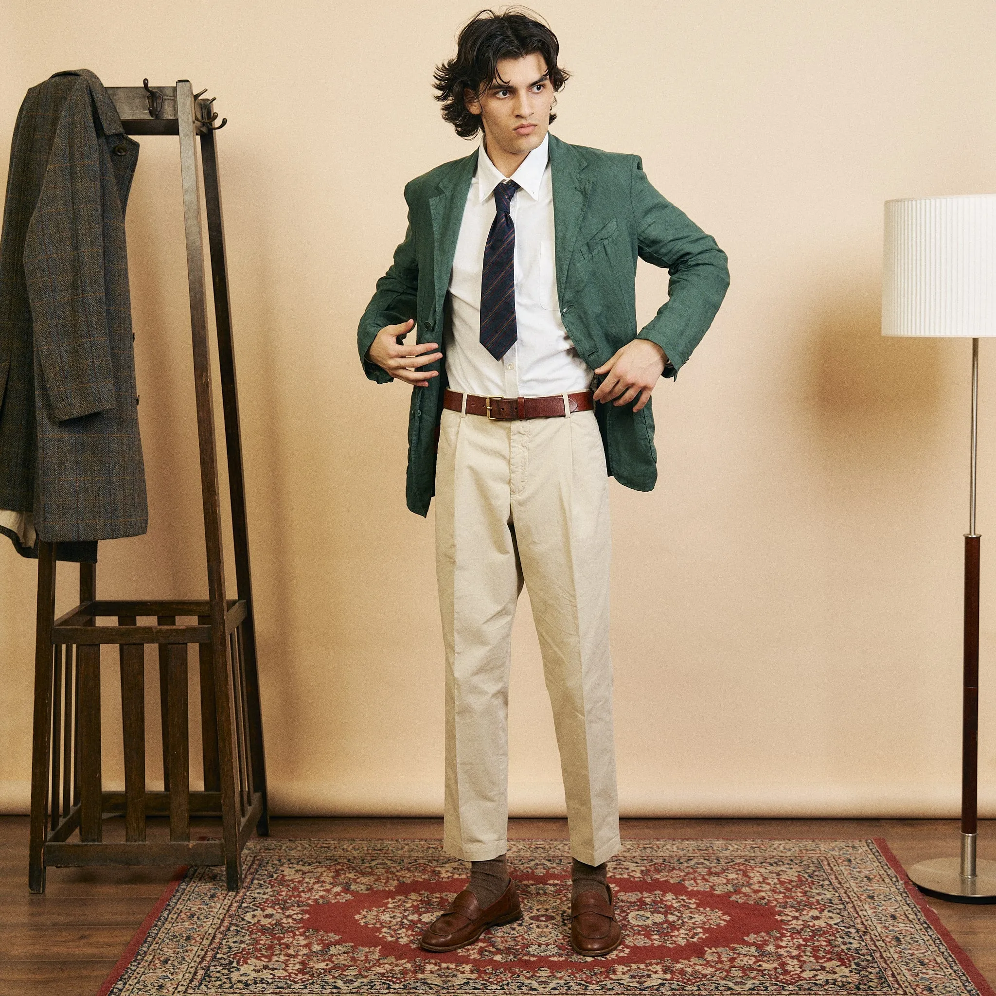 Veste Barena Homme Rizzo Telino - Alga