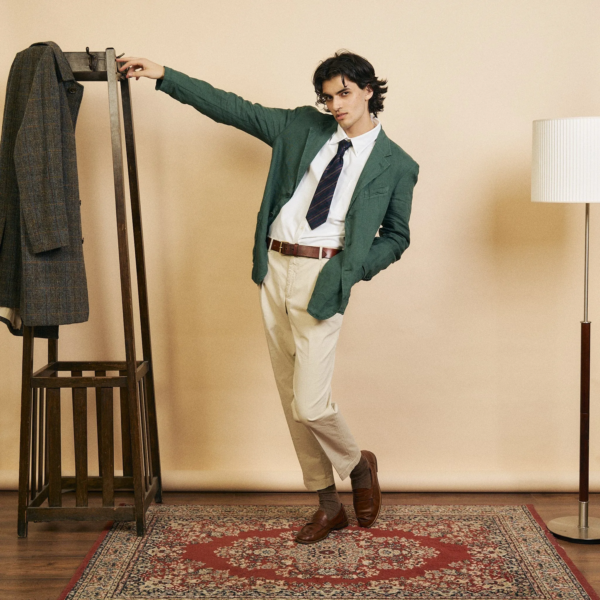 Veste Barena Homme Rizzo Telino - Alga