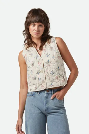 Veste matelassée à motifs floraux pour homme Brixton Field