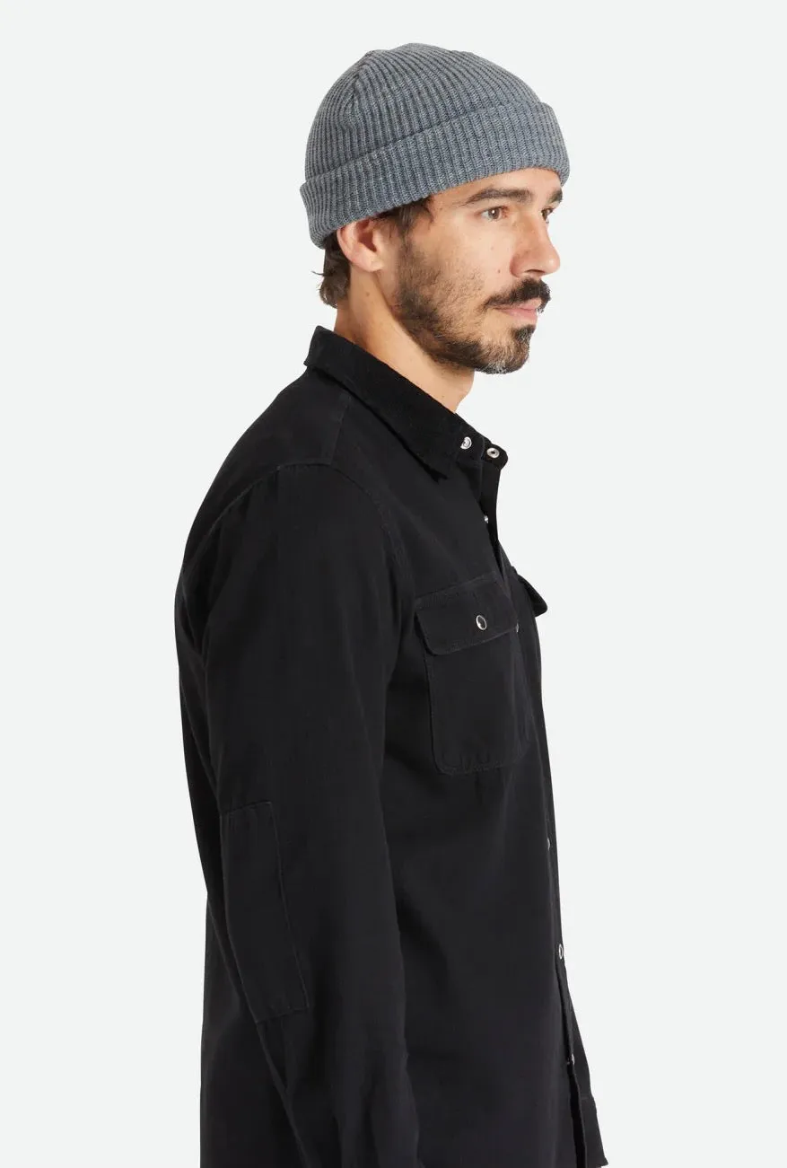 Bonnet Heist Brixton Homme - Gris Chiné