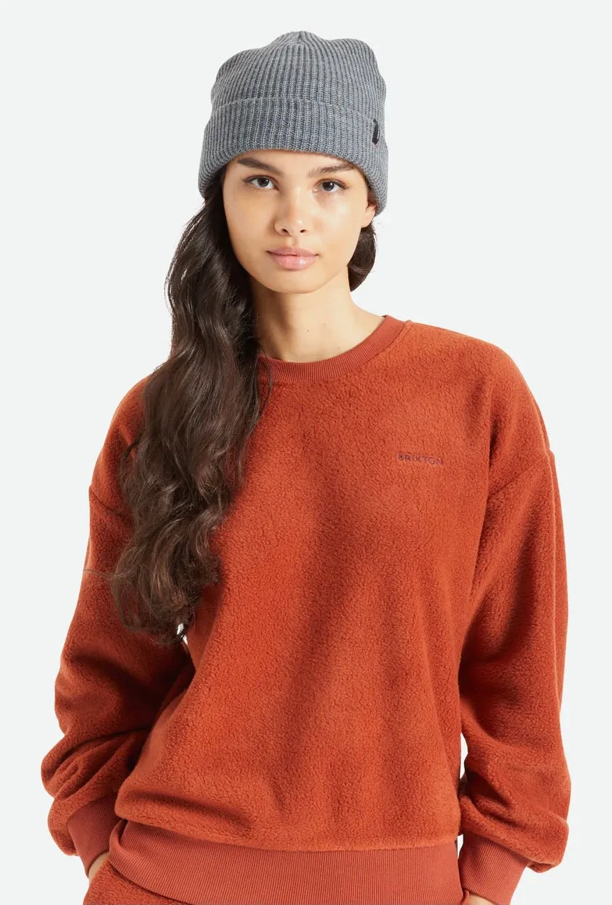 Bonnet Heist Brixton Homme - Gris Chiné