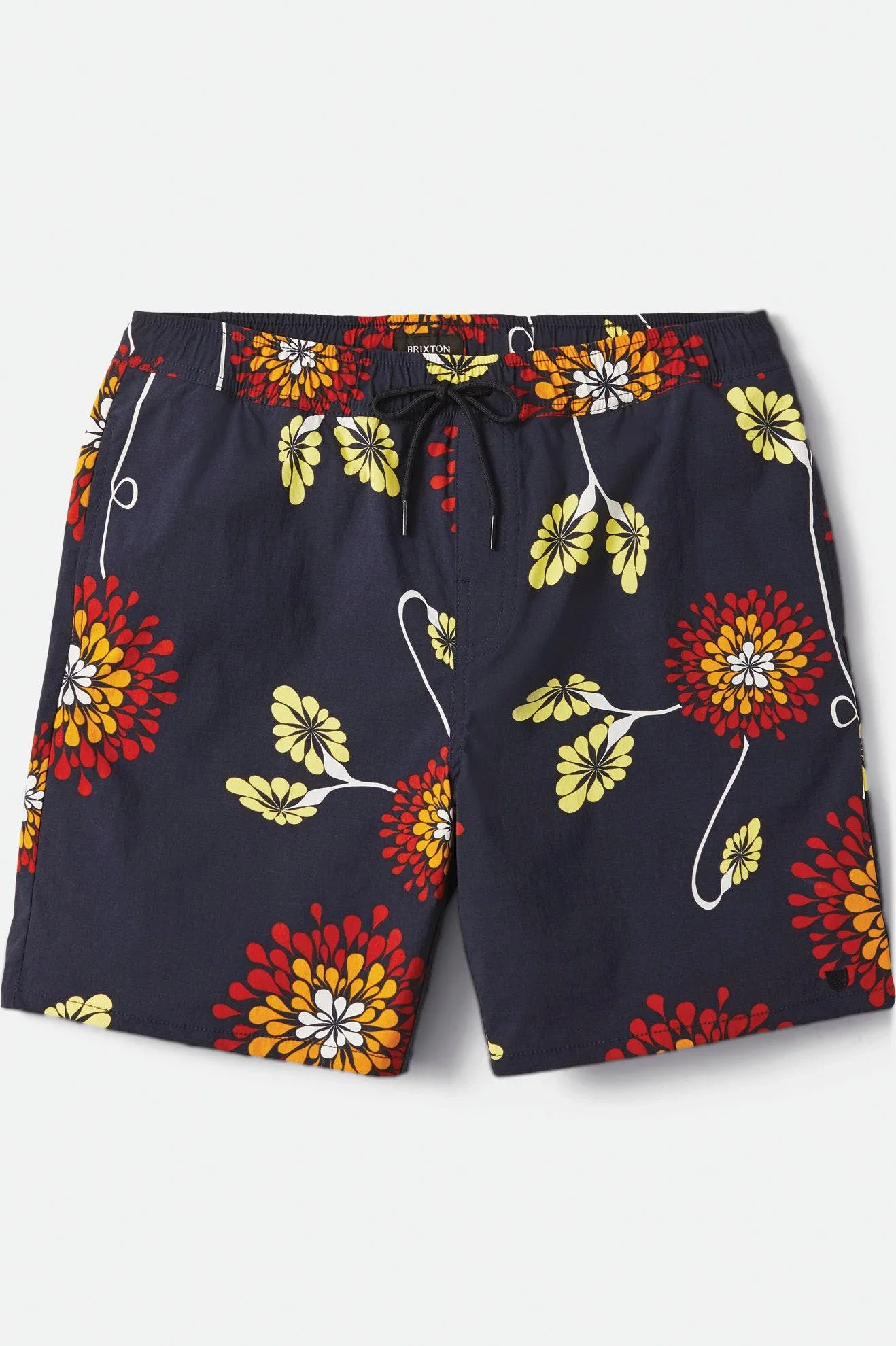 Vêtements Brixton Homme Short Voyage - Floral Navy Jardin