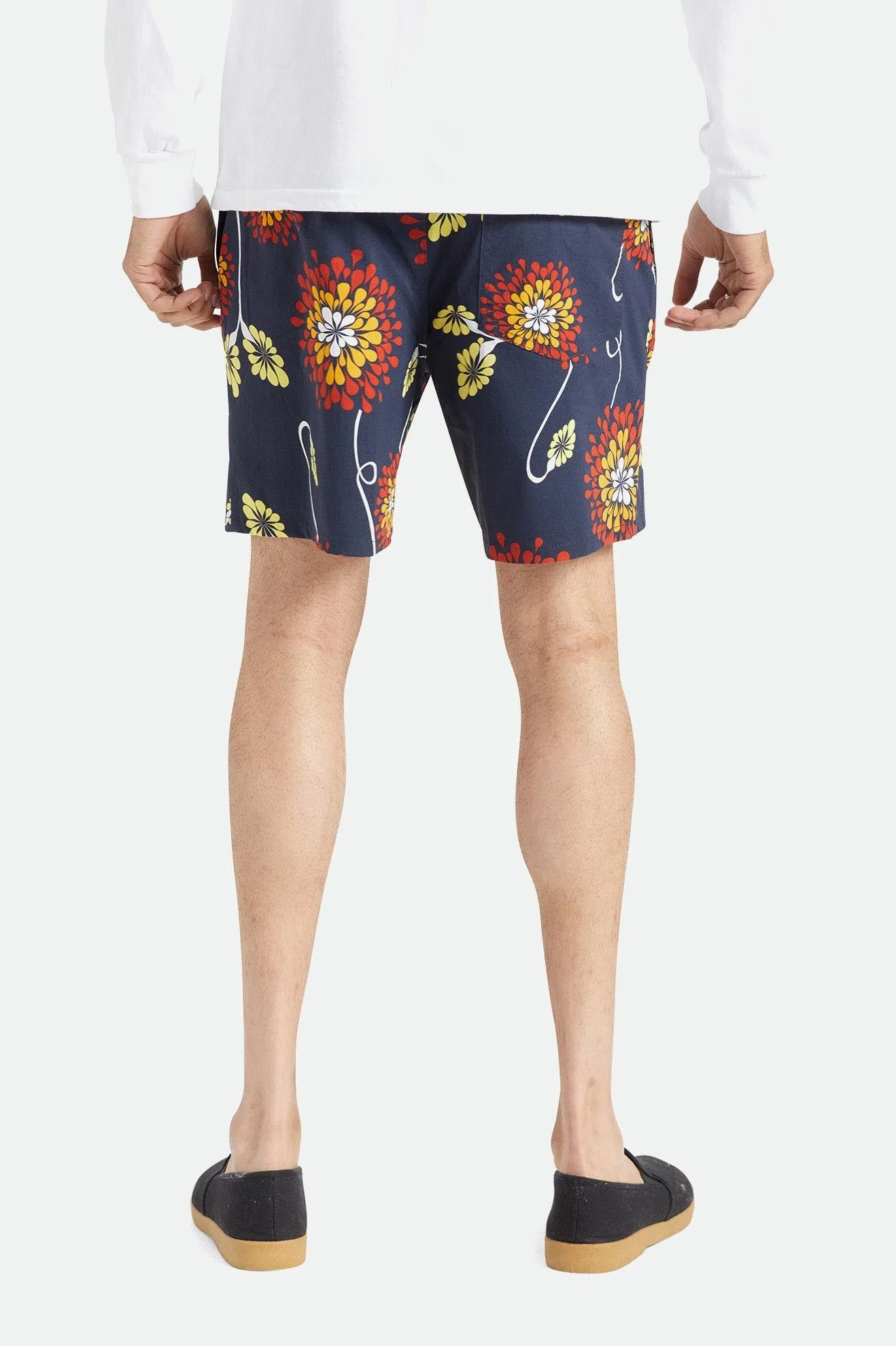 Vêtements Brixton Homme Short Voyage - Floral Navy Jardin
