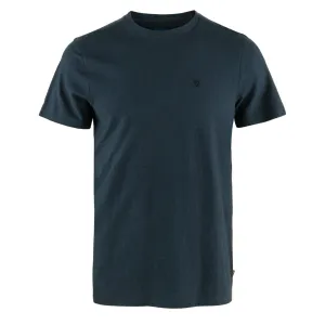 Vêtements Fjallraventees Hommes T-shirt Fjallraven Mélange de Chanvre Bleu Marine Foncé