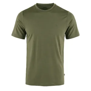 T-shirt Fjallraventees Homme Fjallraven en mélange de chanvre Vert
