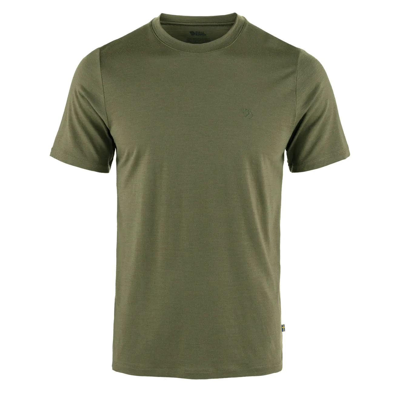 T-shirt Fjallraventees Homme Fjallraven en mélange de chanvre Vert