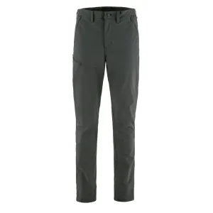Pantalon Fjallraven pour Homme Fjallraven Abisko Trail Stretch Pantalon Jambe Régulière Gris Foncé