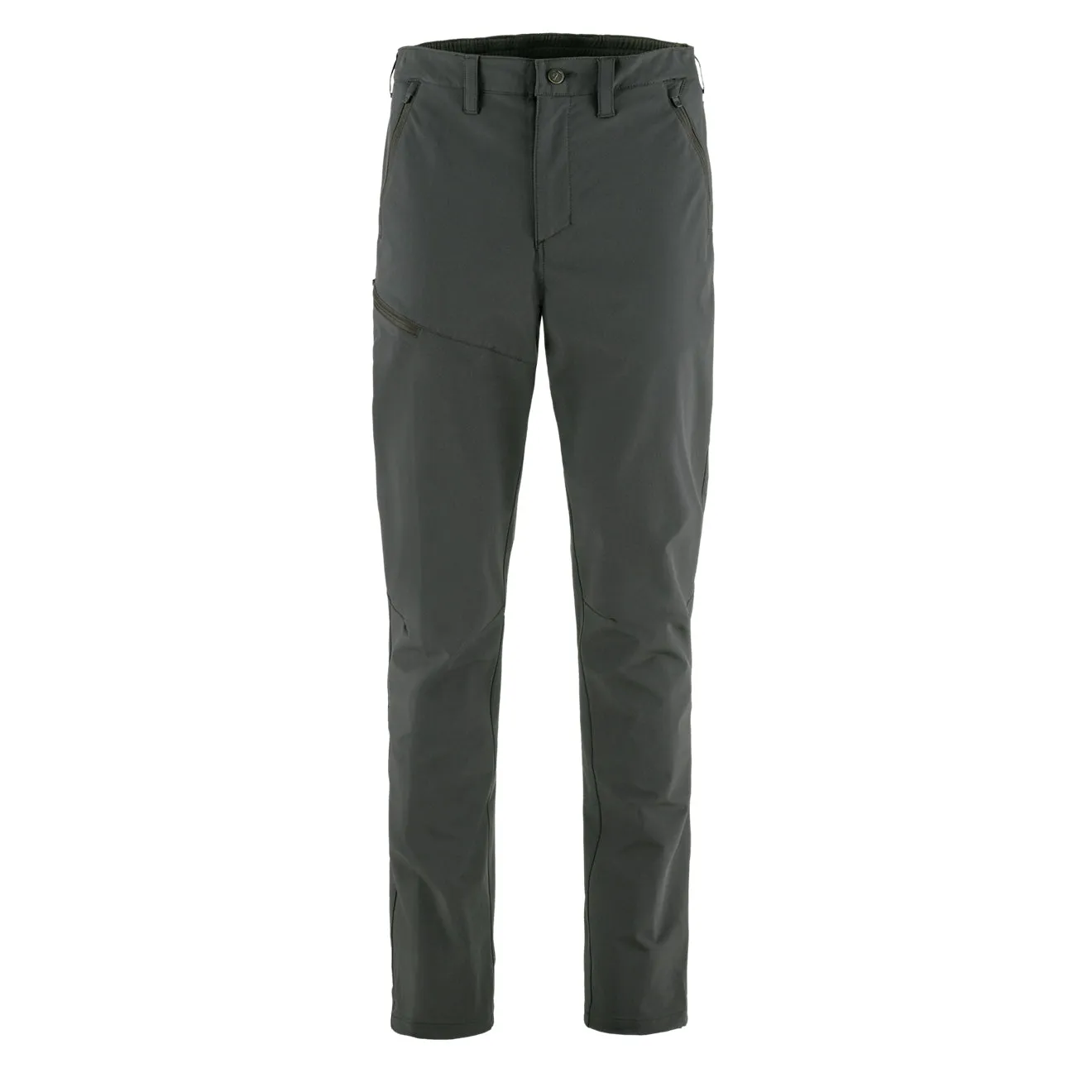 Pantalon Fjallraven pour Homme Fjallraven Abisko Trail Stretch Pantalon Jambe Régulière Gris Foncé