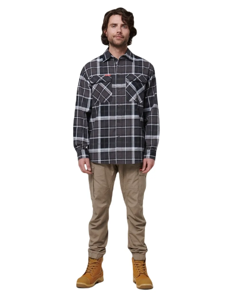 Vêtement Hard-Yakka Chemise à carreaux légère en flanelle pour hommes Hard Yakka