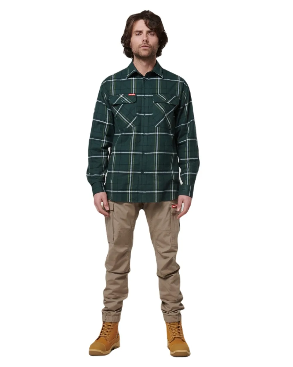 Vêtement Hard-Yakka Chemise à carreaux légère en flanelle pour hommes Hard Yakka