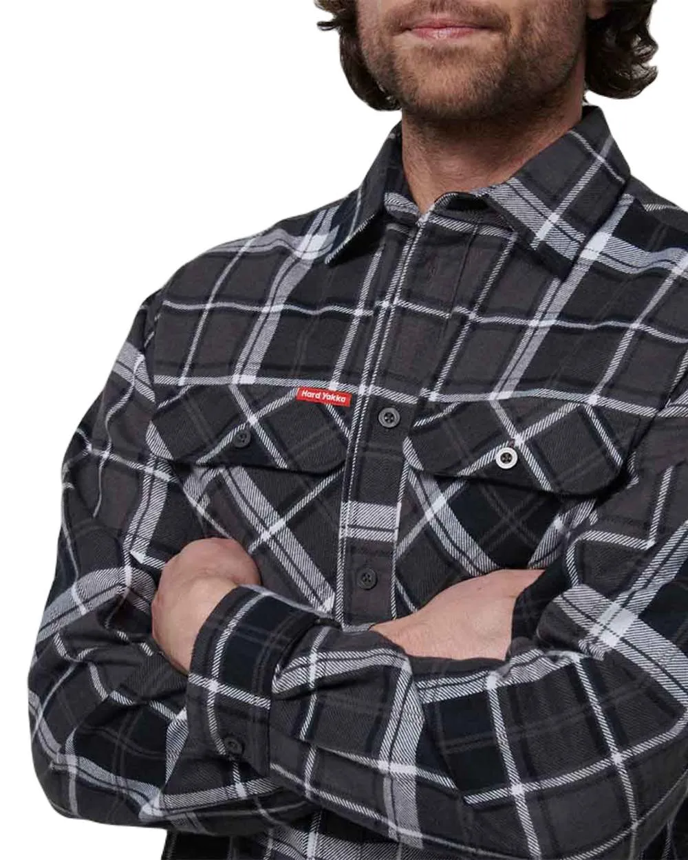 Vêtement Hard-Yakka Chemise à carreaux légère en flanelle pour hommes Hard Yakka