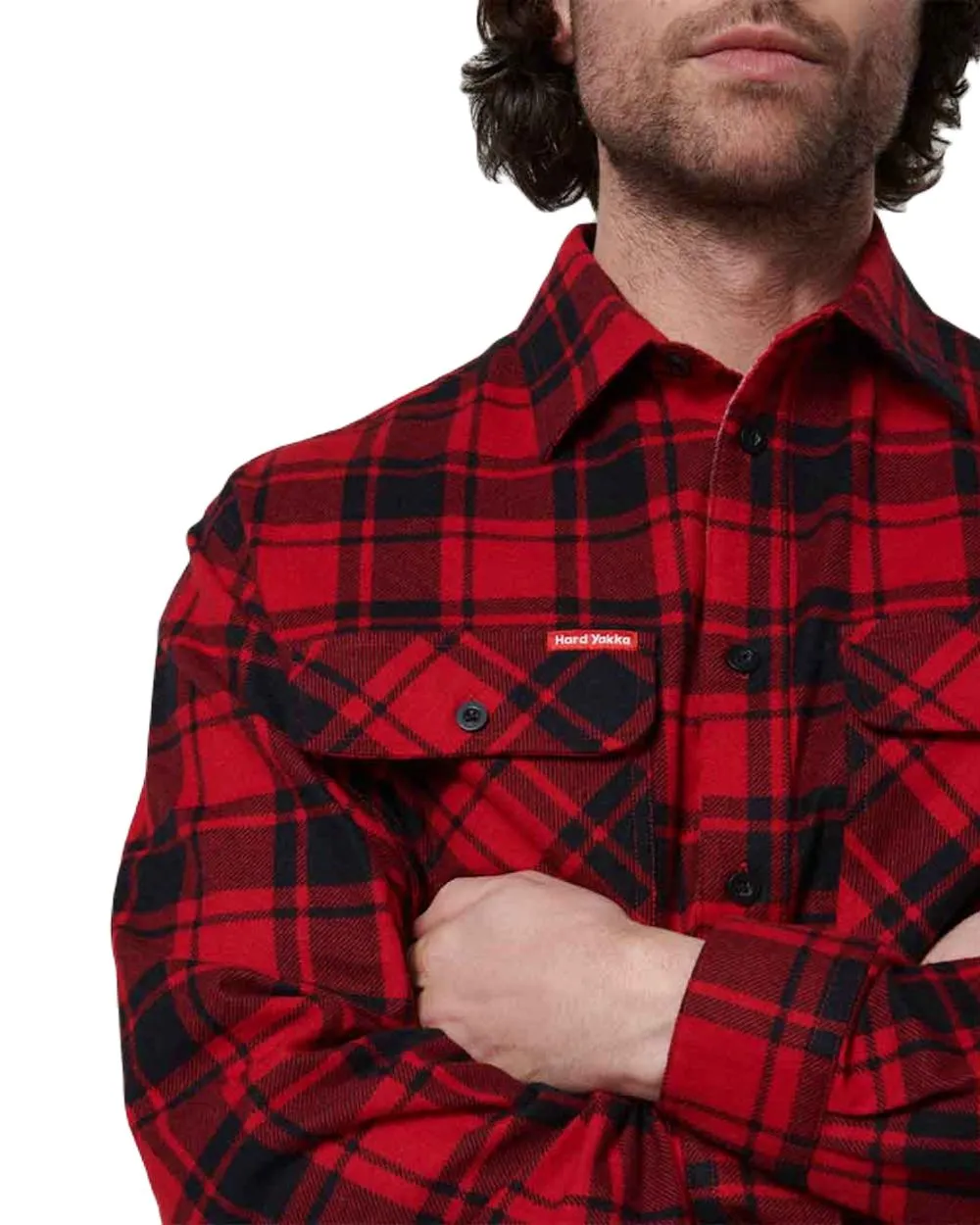 Vêtement Hard-Yakka Chemise à carreaux légère en flanelle pour hommes Hard Yakka