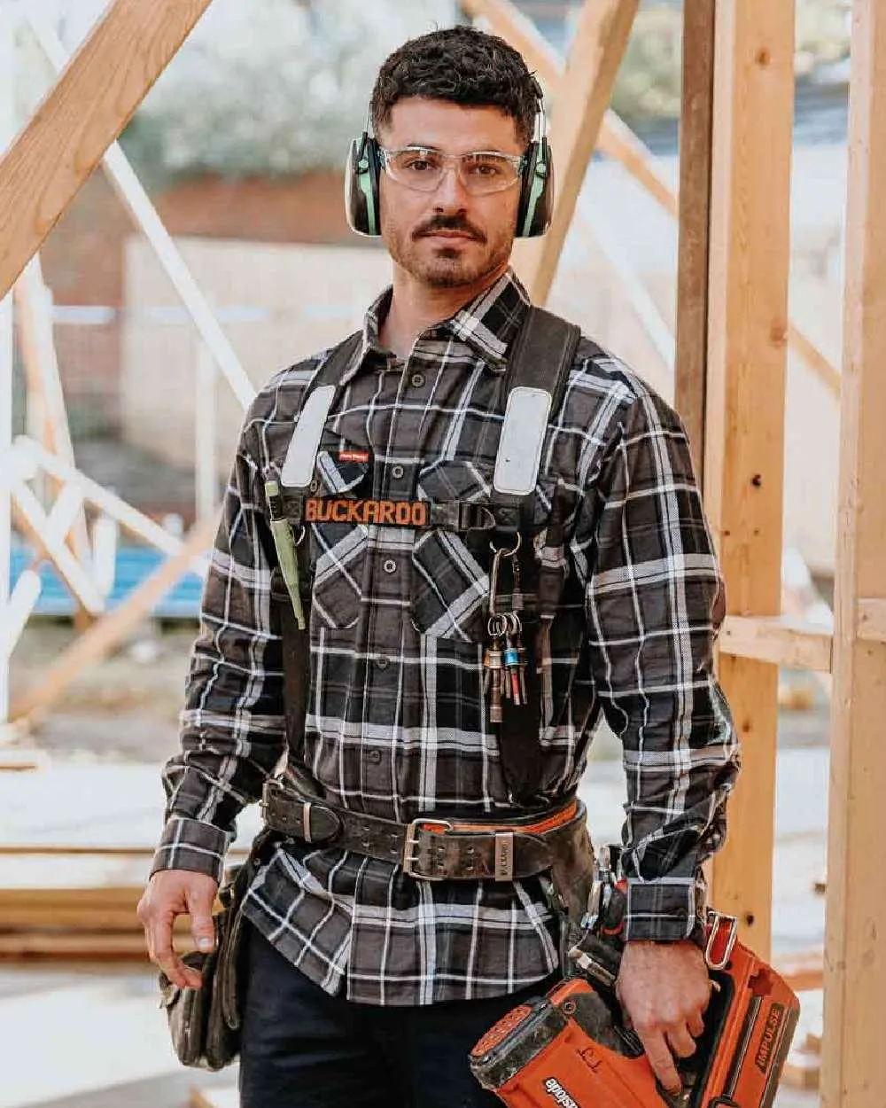 Vêtement Hard-Yakka Chemise à carreaux légère en flanelle pour hommes Hard Yakka