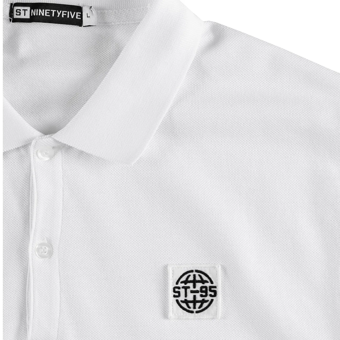 Vêtement St95 Homme ST95 Saturno Nucleo Polo Blanc