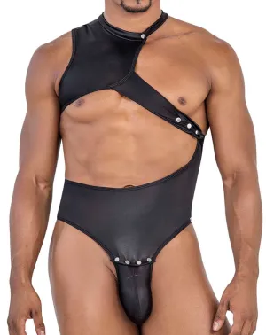 Vêtements_Candyman_Sous-vêtements pour hommes Candyman 99787 Body une épaule Noir
