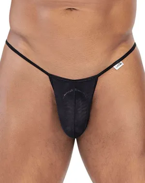 Vêtements_Candyman_Sous-vêtements pour hommes Candyman 99795 String en maille G-string Noir