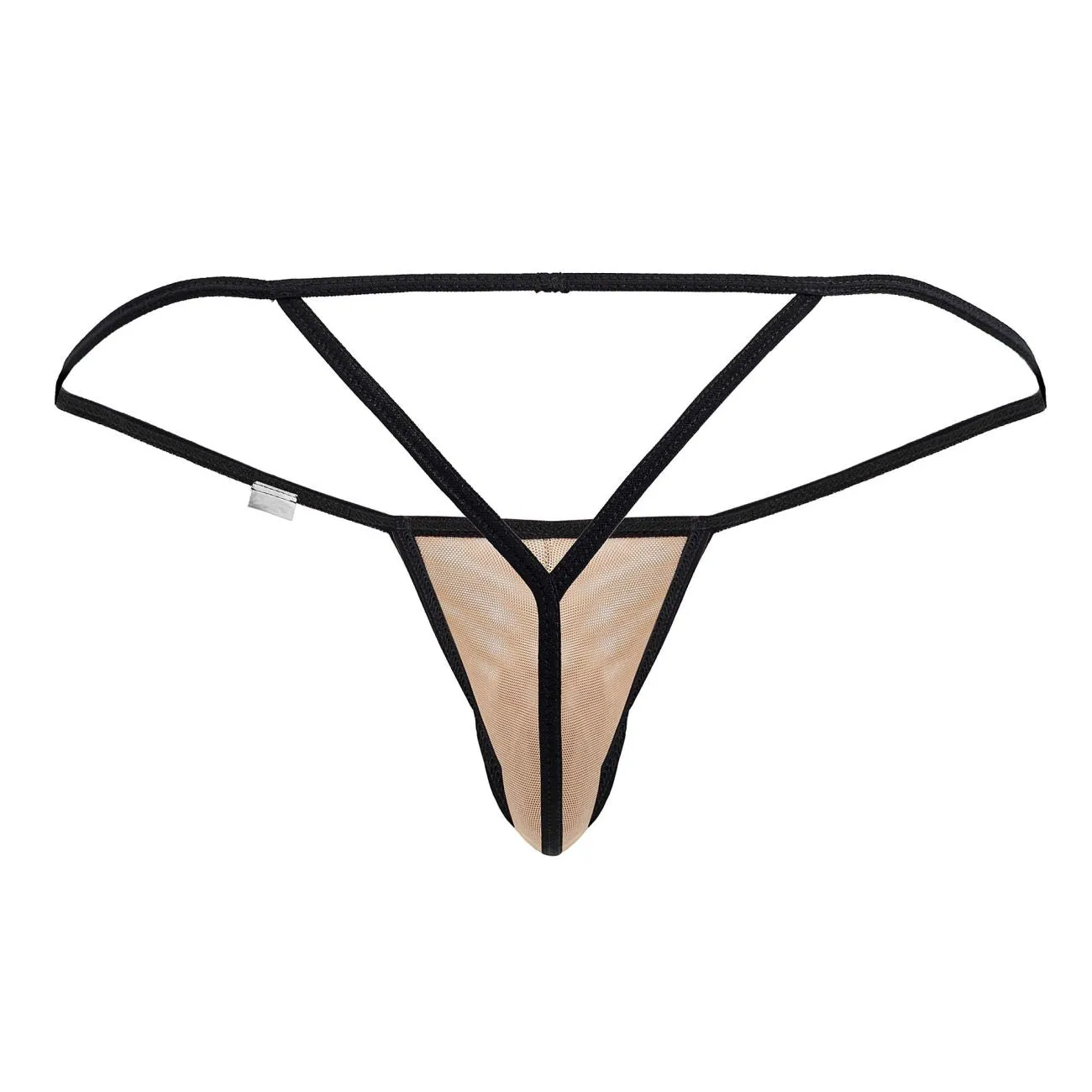 Vêtements_Candyman_Sous-vêtements pour hommes CandyMan 99795 String en maille Couleur Beige