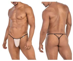 Vêtements_Candyman_Sous-vêtements pour hommes CandyMan 99795 String en maille Couleur Beige