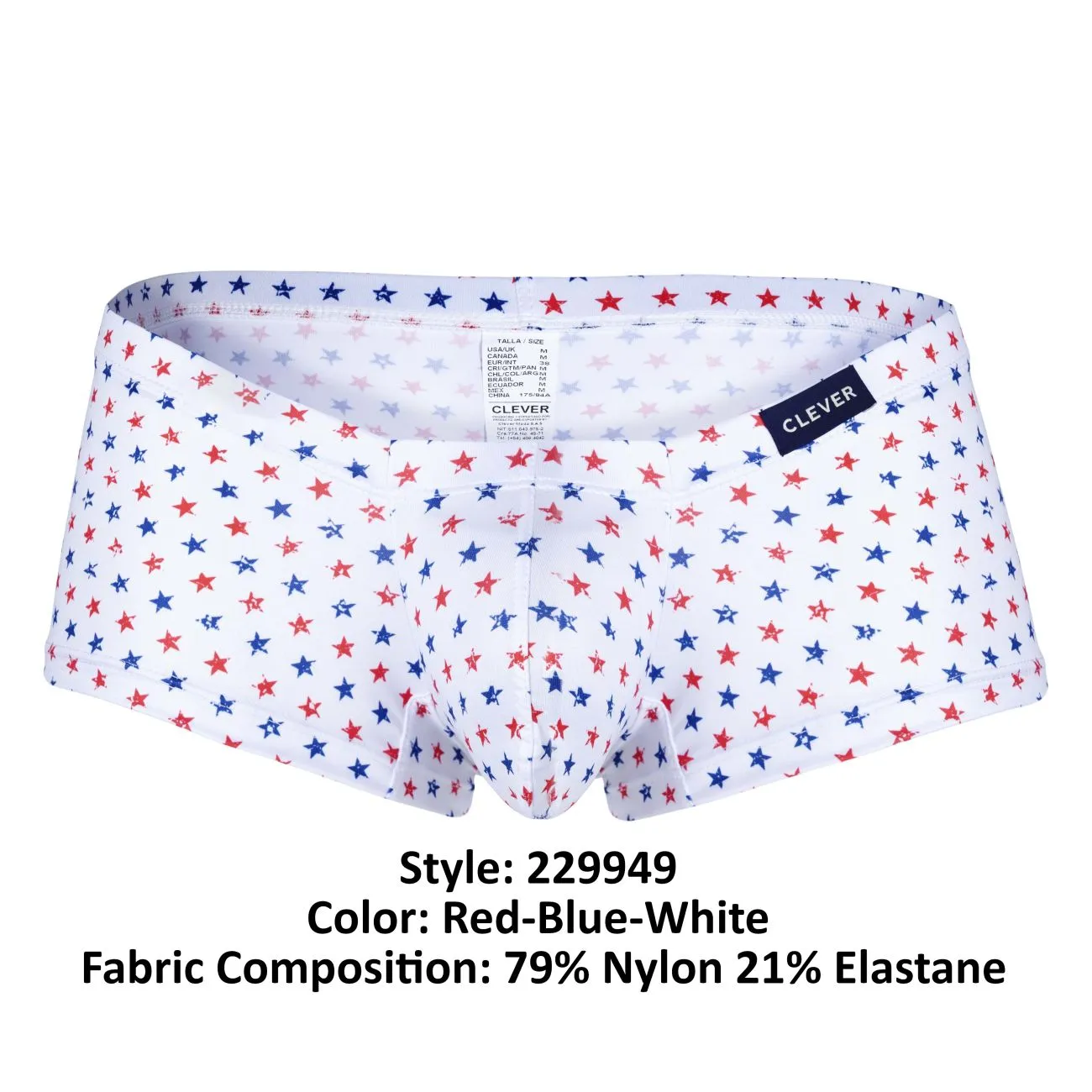 Sous-vêtements intelligents pour hommes 3 pièces Slips latins australiens