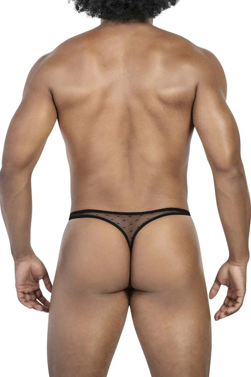 Sous-vêtements intelligents pour hommes Clever 100008 3PK Strings australiens latins Couleur Noir-Orange-Noir