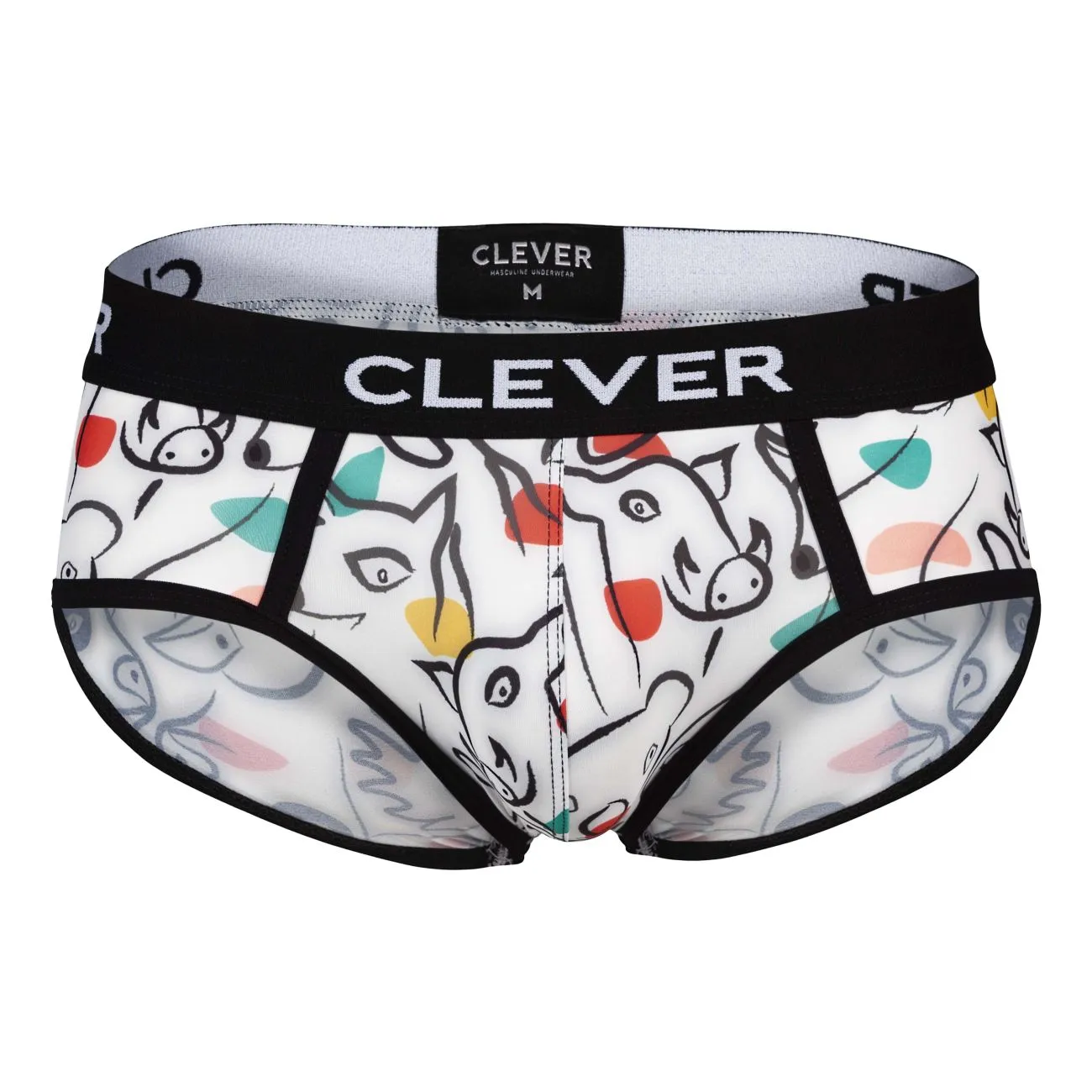 Sous-vêtements intelligents pour hommes Clever 1726 Slip Couleur Blanc