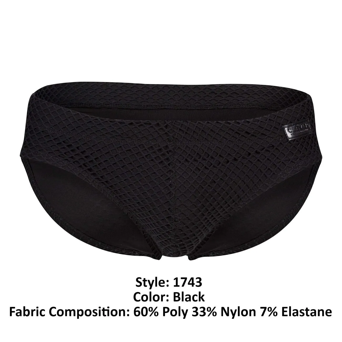 Sous-vêtements intelligents pour hommes Clever 1743 Maillot de bain slip Couleur Noir