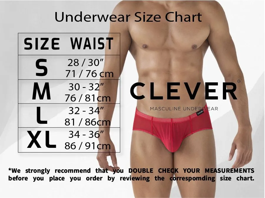 Sous-vêtements intelligents pour hommes Clever 1743 Maillot de bain slip Couleur Noir