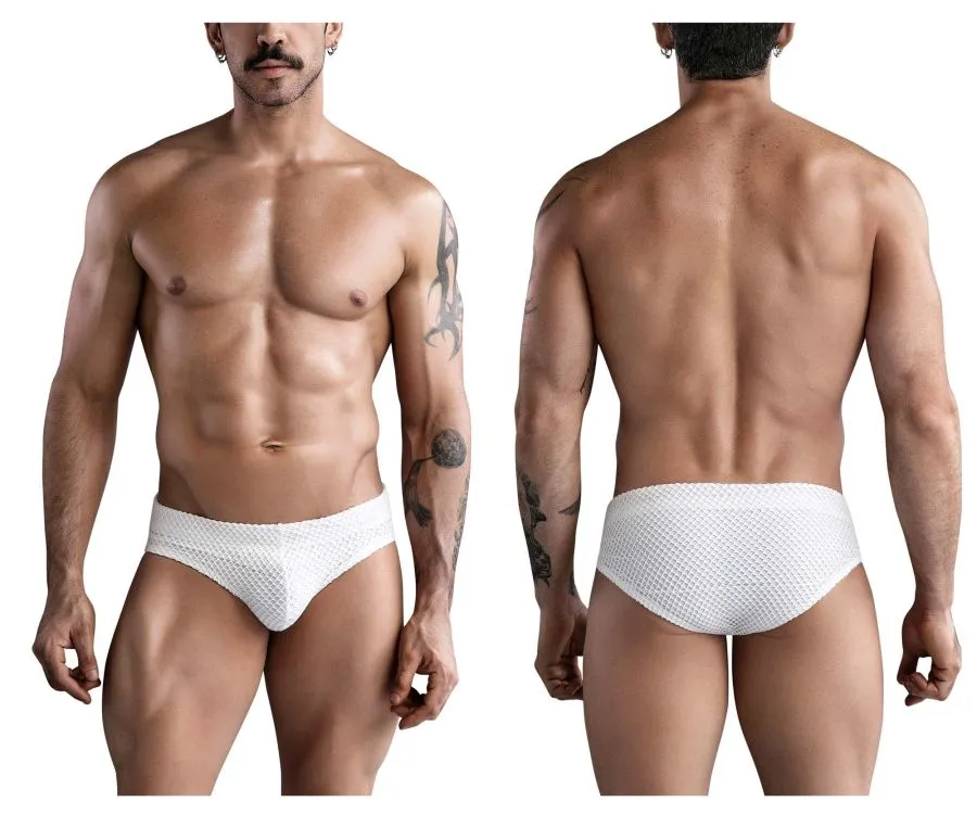 Sous-vêtements intelligents pour hommes Clever 1743 Maillot de bain slip Couleur Blanc