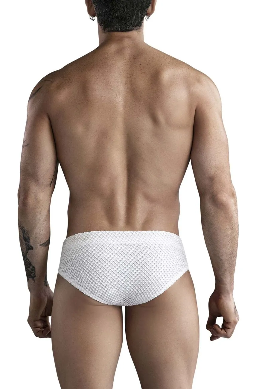 Sous-vêtements intelligents pour hommes Clever 1743 Maillot de bain slip Couleur Blanc