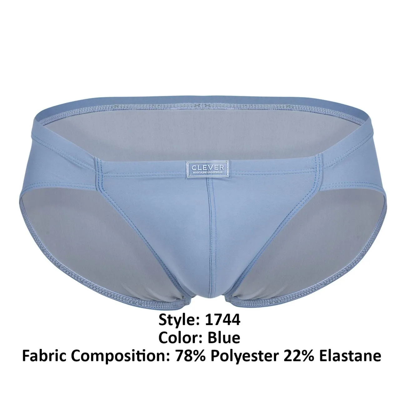Sous-vêtements intelligents pour hommes Clever 1744 Slip de printemps Couleur Bleu